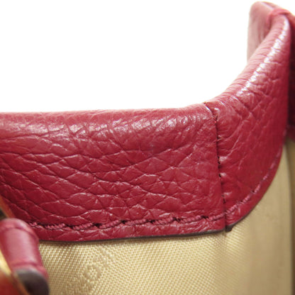 Michael Kors Handbag Leather Red Logo Pattern 2Way Women