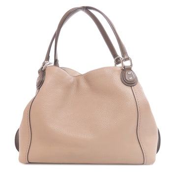 Coach Tote Bag 57671 Leather Brown Logo