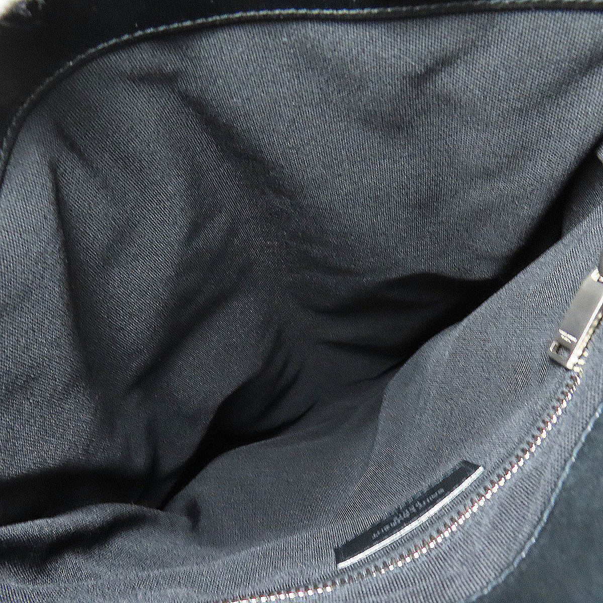 Saint Laurent Tote Bag Nylon Black Logo Women