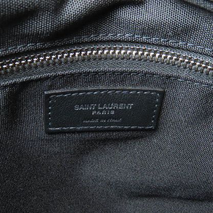 Saint Laurent Tote Bag Nylon Black Logo Women