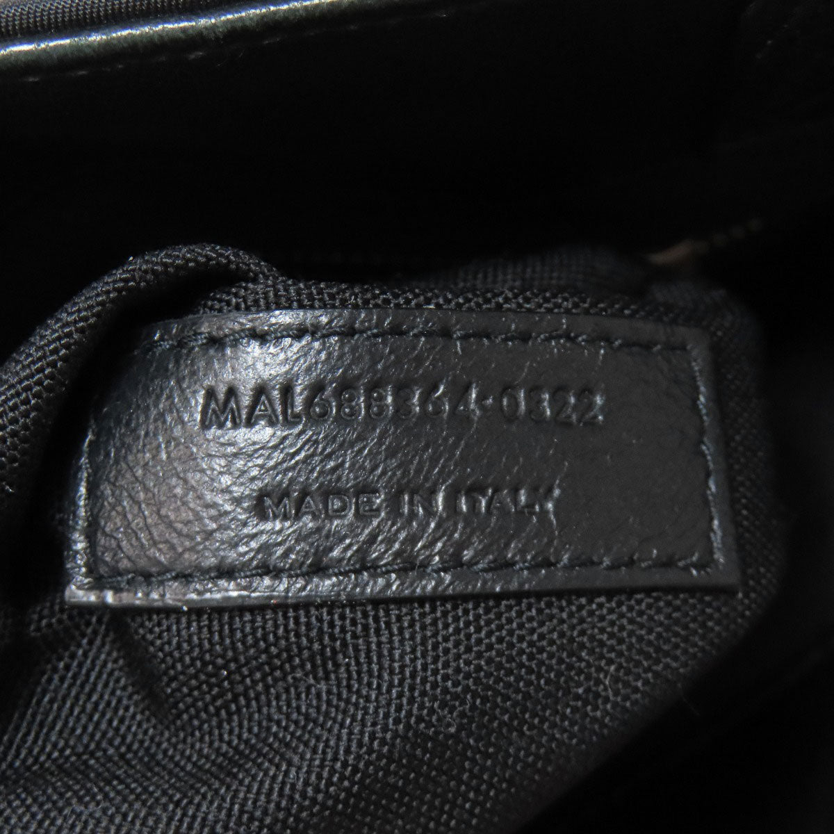 Saint Laurent Tote Bag Nylon Black Logo Women