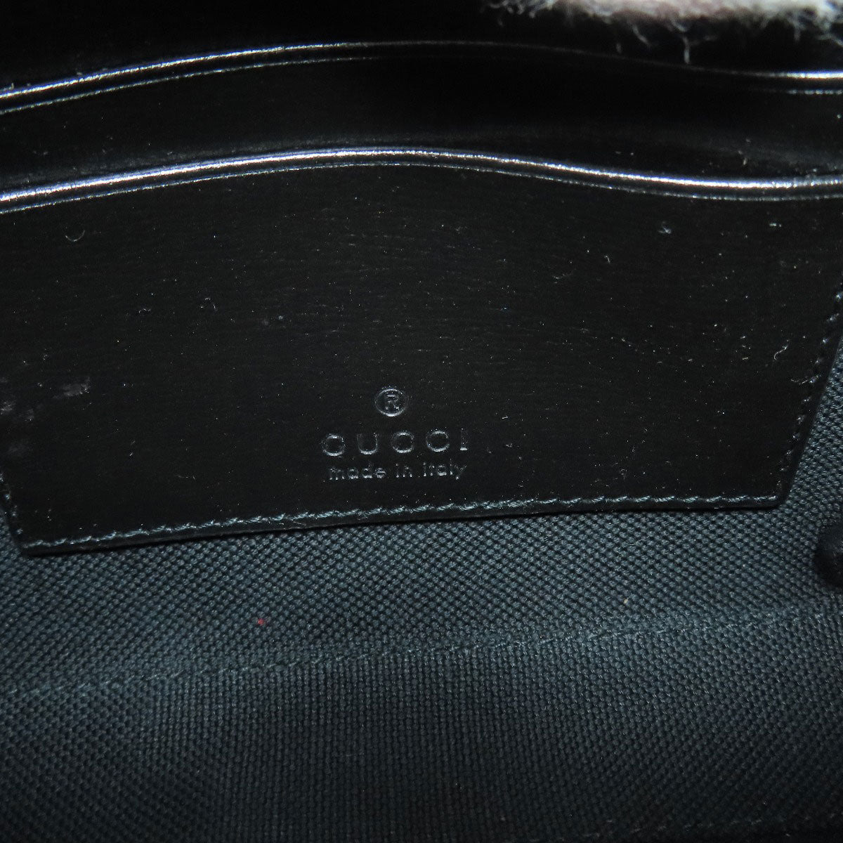 Gucci Shoulder Bag 723306 Pvc Black Gg Supreme Women