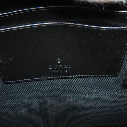 Gucci Shoulder Bag 723306 Pvc Black Gg Supreme Women