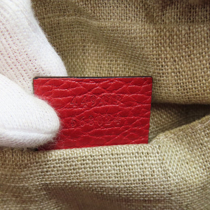 Gucci Shoulder Bag 449413 Canvas Red Gg Outlet 2Way