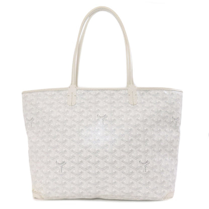 Goyard Tote Bag Coated Canvas White Artois Pm Women