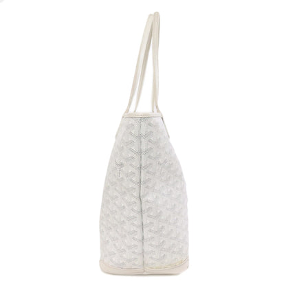 Goyard Tote Bag Coated Canvas White Artois Pm Women