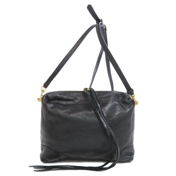 Balenciaga Shoulder Bag 431649 Calfskin Black Simple Design