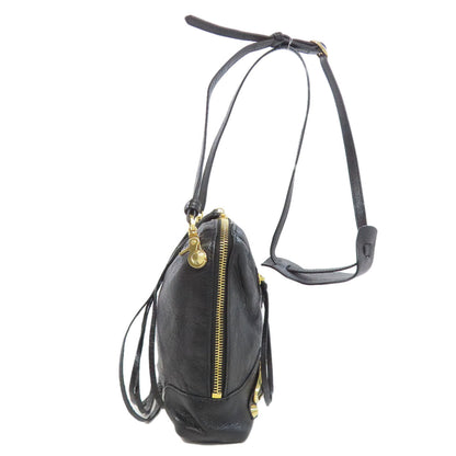 Balenciaga Shoulder Bag 431649 Calfskin Black Simple Design