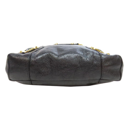Balenciaga Shoulder Bag 431649 Calfskin Black Simple Design