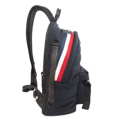 Moncler Backpack Nylon Navy Logo Women