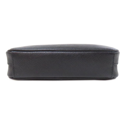 Prada Shoulder Bag 1Bh036 Safiano Black Logo