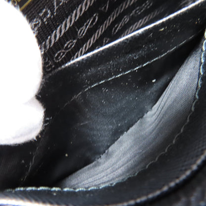 Prada Shoulder Bag 1Bh036 Safiano Black Logo