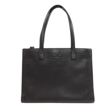 Tory Burch Tote Bag Leather Black Logo