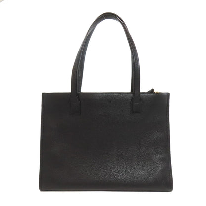 Tory Burch Tote Bag Leather Black Logo