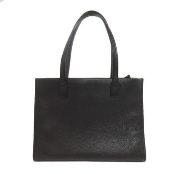 Tory Burch Tote Bag Leather Black Logo