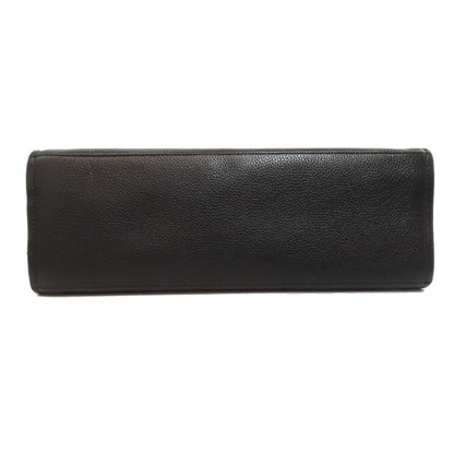 Tory Burch Tote Bag Leather Black Logo
