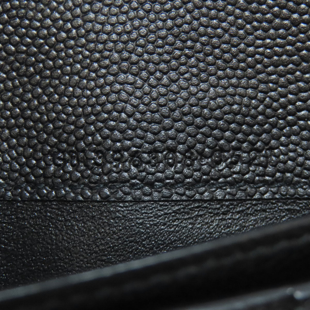 Saint Laurent Long Wallet Purse Leather Black Simple Design Mens