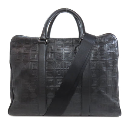 Givenchy Business Bag Leather Black 4Glogo 2Way