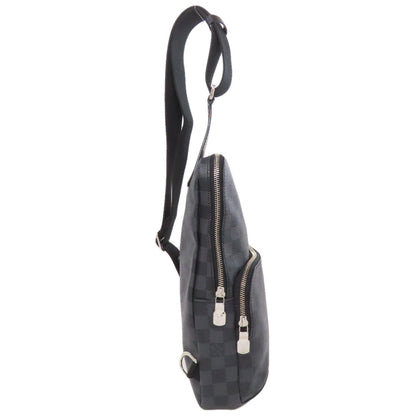Louis Vuitton Sling Bag N41719 Damier Canvas Black Avenue Sling Mens