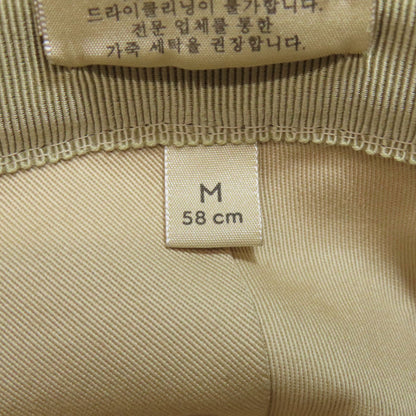 Gucci Hat 576587 71% Cotton, 29% Polyester, Cowhide Beige Gg Canvas Fedora Hat Bucket Hat Gg Women