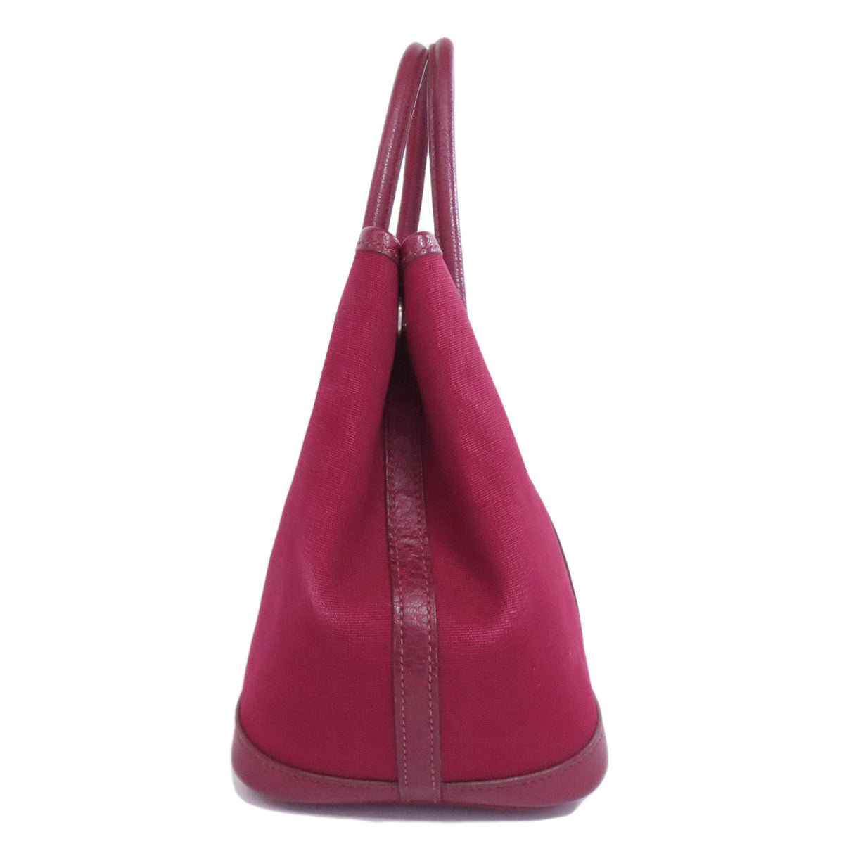 Hermes Handbag Towar Officche Red Garden Party Tpm Silvermetal