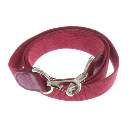 Hermes Handbag Towar Officche Red Garden Party Tpm Silvermetal