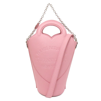 Tiffany&Co. Handbag Leather Pink Return To 2Way