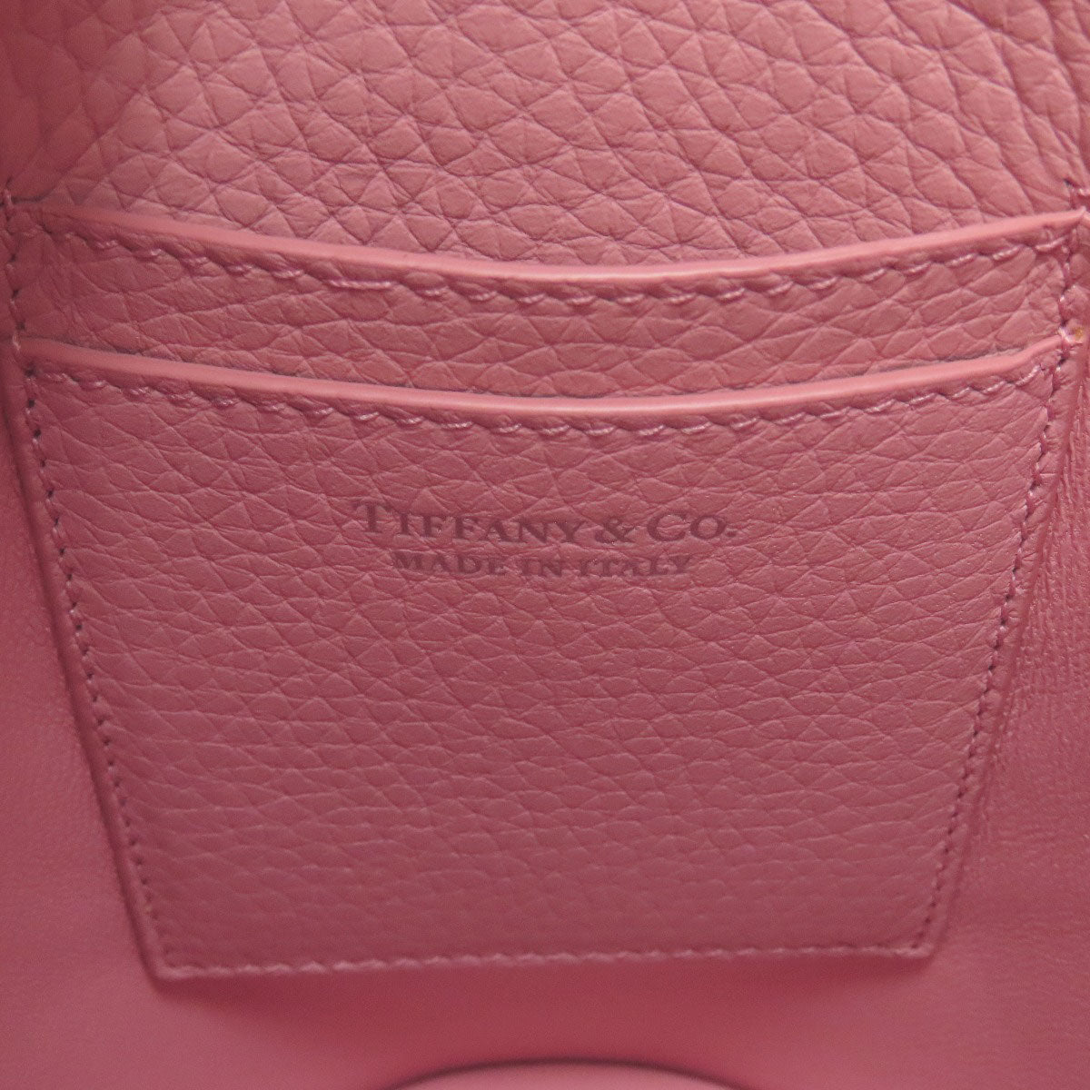 Tiffany&Co. Handbag Leather Pink Return To 2Way