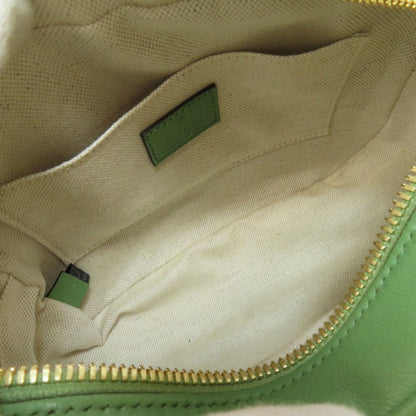 Gucci Shoulder Bag 742360 Leather Green Blondy Women