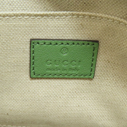 Gucci Shoulder Bag 742360 Leather Green Blondy Women