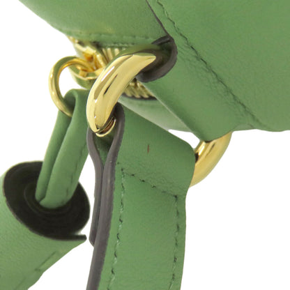 Gucci Shoulder Bag 742360 Leather Green Blondy Women
