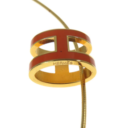Hermes Necklace Metallic Gold Pop Ash H