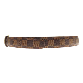 Louis Vuitton Belt Ct4048 Damier Canvas Brown Saint Tulle Riveted