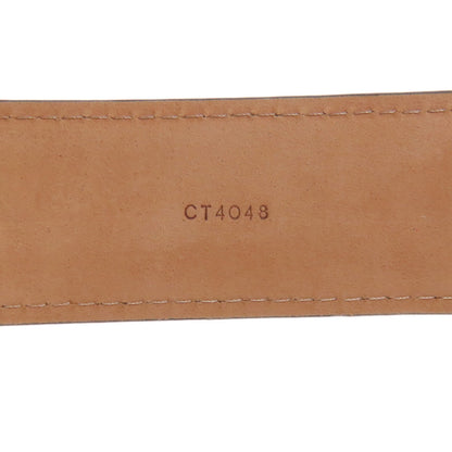 Louis Vuitton Belt Ct4048 Damier Canvas Brown Saint Tulle Riveted