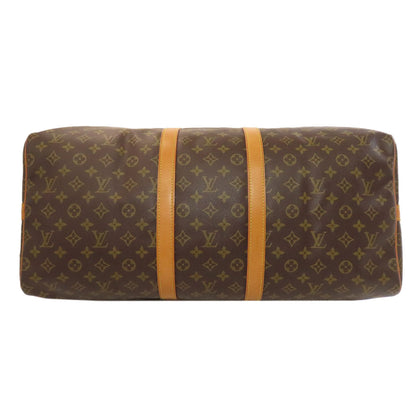Louis Vuitton Boston Duffel Bag M41414 Monogram Canvas Brown Keepall Bandouliere55