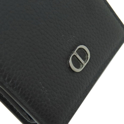 Christian Dior Coin Case Leather Black Logo Women(Unisex)
