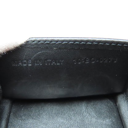 Christian Dior Coin Case Leather Black Logo Women(Unisex)