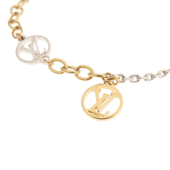 Louis Vuitton Bracelet M68077 Metallic Gold Logo Mania