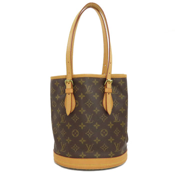 Louis Vuitton Tote Bag M42238 Monogram Canvas Brown Bucket M Bucket Pm