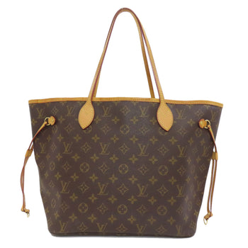 Louis Vuitton Tote Bag M40156 Monogram Canvas Brown Neverfull Mm Women