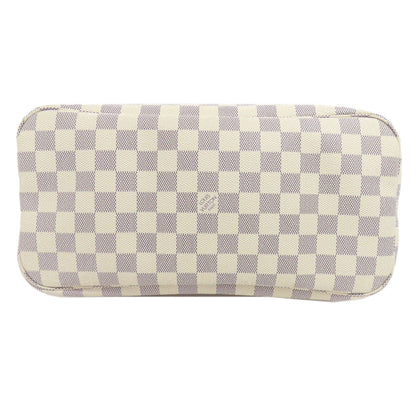 Louis Vuitton Tote Bag N51107 Damier Canvas White Neverfull Mm Old Women