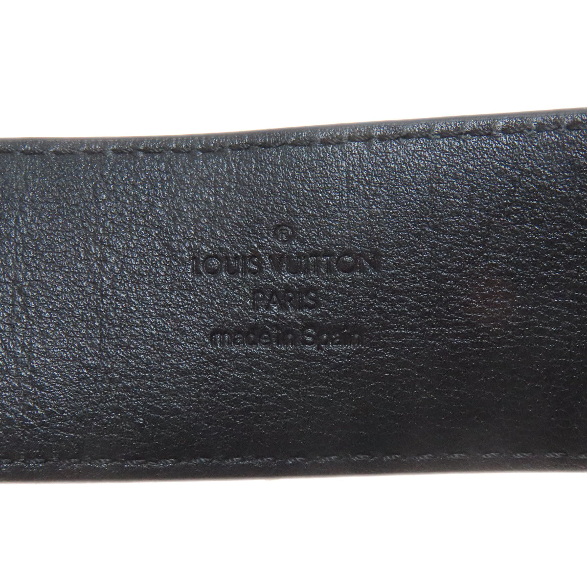 Louis Vuitton Belt Mp034 Monogram Reverse Black Santur Lv Initial Belt