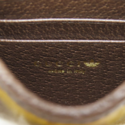 Gucci Accessory Pouch 702203 Pvc Brown Gg Crystal Adidas Collaboration Phone Pouch Women