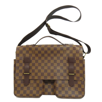 Louis Vuitton Shoulder Bag N42270 Damier Canvas Brown Broadway