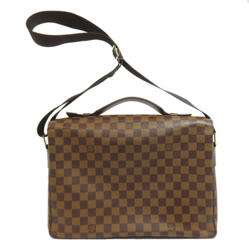 Louis Vuitton Shoulder Bag N42270 Damier Canvas Brown Broadway