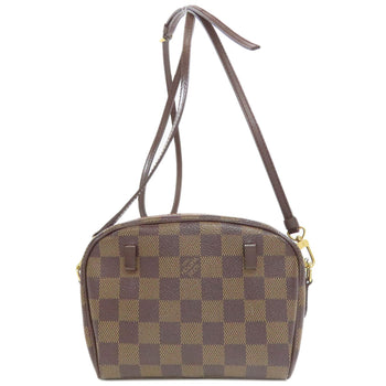 Louis Vuitton Shoulder Bag N51296 Damier Canvas Brown Pochette Ipanema