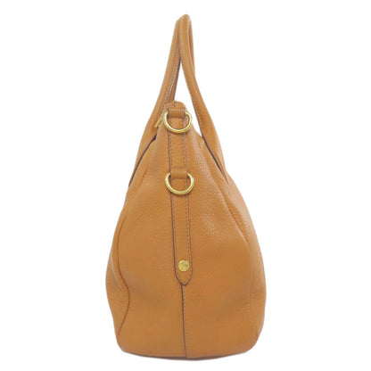 Prada Handbag Calfskin Brown 2Way