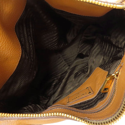 Prada Handbag Calfskin Brown 2Way
