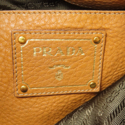 Prada Handbag Calfskin Brown 2Way