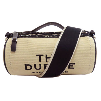 Marc Jacobs Shoulder Bag Canvas Beige 2Way